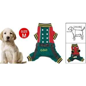   Size M Sleeve Round Collar Dog Puppy Autumn Jump Suit
