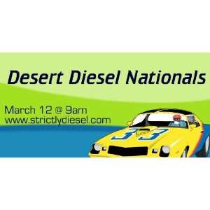  3x6 Vinyl Banner   Annual Desert Diesel Nationals 