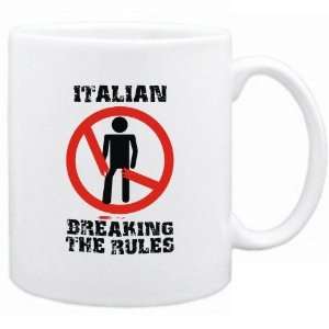   New  Italian Breaking The Rules  Italy Mug Country