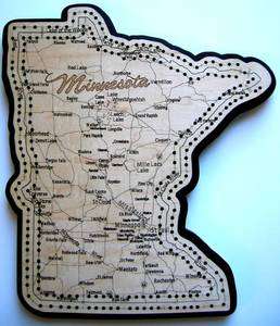 Minnesota Cribbage Board Road Map  