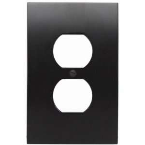  4.87 Zephyr Outlet Plate Finish Black