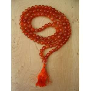  Carnelian Mala 108 Beads on Unknotted String Everything 
