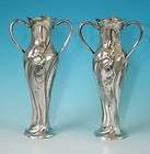 Pair WMF two handled floral vases