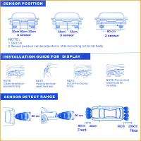 Car Rearview Parking Sensor+Monitor+Camera Backup Parking Sensor 