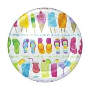  Summer Delights 9 Inch Paper Plates (8 Pack) Toys & Games