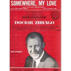  Sheet Music Somewhere My Love Paul Francis Webster Maurice 
