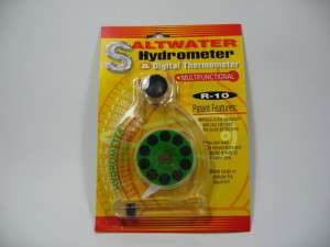 Saltwater Hydrometer & Digital Thermometer Salt water  
