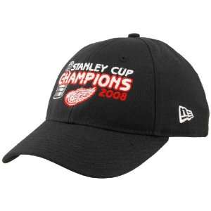 New Era Detroit Red Wings 2008 Stanley Cup Champions Black 
