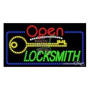  Locksmith LED Business Sign 17 Tall x 32 Wide x 1 Deep 