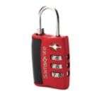 Samsonite Travel Sentry 3 Dial Combo Lock (Red Pepper)
