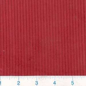  60 Wide 6 Wale Corduroy Soft Red Fabric By The Yard 