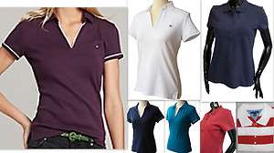 Womens TOMMY HILFIGER Designer Polo T Shirt Top *RRP £40+*  