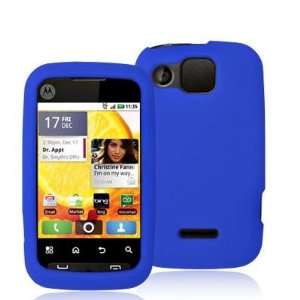  Blue Silicone Rubber Gel Soft Skin Case Cover for Motorola 