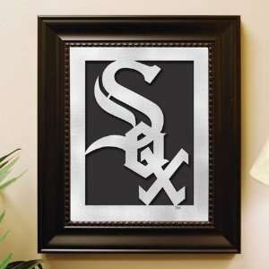  Chicago White Sox Framed Laser Cut Logo Wall Art Sports 