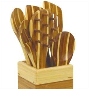  EKCO PAO 8 Pc Complete Bamboo Tool Set Case Pack 6 