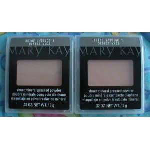  Mary Kay Lot 2 Beige 1 Sheer Mineral Pressed Powder 