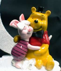   Bride Winnie the Pooh Groom Wedding Cake Topper Your my Honey Always