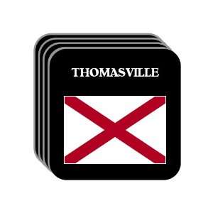  US State Flag   THOMASVILLE, Alabama (AL) Set of 4 Mini 