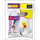 Hanes 10 Pack Hanes Cushioned Womens Athletic Socks   Low Cut 680/10 