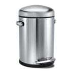   Can, Fingerprint Proof Brushed Stainless Steel, 20 Liters /5.3 Gallons