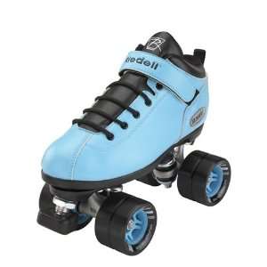  Riedell Dart Speed Skates   Light Blue   Size 9 Sports 