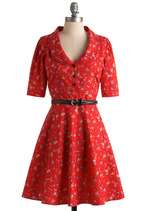 Rhyming Roses Dress  Mod Retro Vintage Dresses  ModCloth