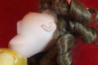 Antique German Bisque Head Doll Viola H&C Hamburger Co 20 tall  