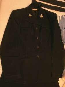 LARGE WWII NAVY WAVES UNIFORM LOT SMALL named  