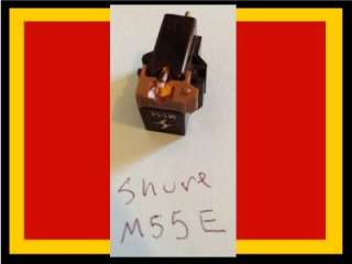 Shure M55E Cartridge Needle Stylus M 55E M55 E M 55 E Works Great 