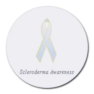  Scleroderma Awareness Ribbon Round Mouse Pad Office 