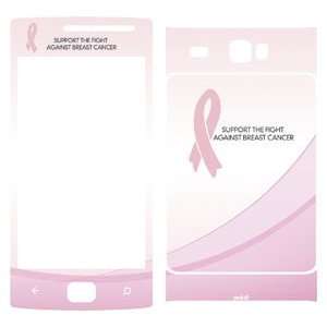   Against Breast Cancer Vinyl Skin for Samsung Focus Flash Electronics