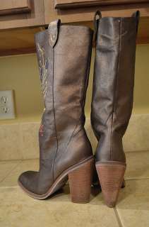 Womens Gianni Bini Neal 214 Cowboy Boot Size 8 8M 0409140443331 
