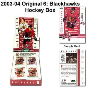  Parkhurst 2003 04 Nhl Original 6 Blackhawks Hockey Box 