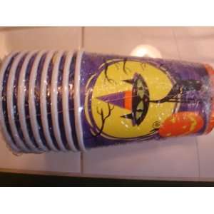  Halloween Moon Cat 9 Ounce Hot Cold Cups Party Supply 