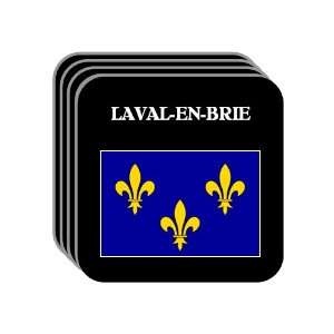  Ile de France   LAVAL EN BRIE Set of 4 Mini Mousepad 