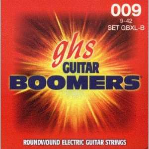  GHS Electric Guitar Boomers Roundwound Ex. Light, .009 