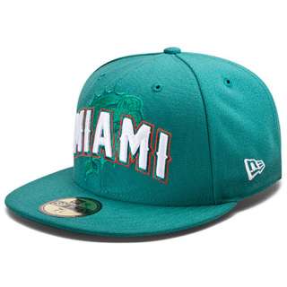 Mens New Era Miami Dolphins Draft 59FIFTY® Structured Fitted Hat 