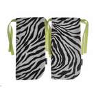 ShoeTotes Shoe Tote Travel Bag in Zebra/Green