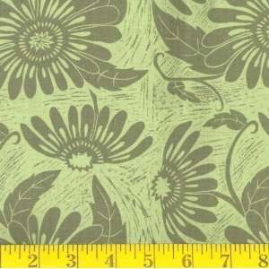 45 Wide Woodwinds Floral Sage Fabric By The Yard Arts 