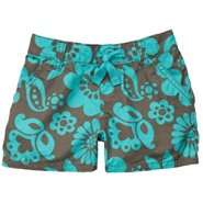 Carter’s® Girl’s Shorts Printed Floral Turquoise Gray at  