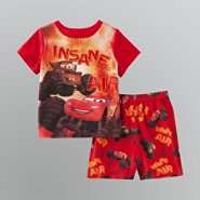 Disney Cars Toddler Boys Insane Pajama Shorts Set 