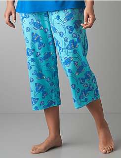 Full figure Fish print sleep crop  Lane Bryant