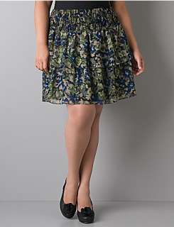   product,entityNameSmocked waist chiffon skirt by DKNY JEANS