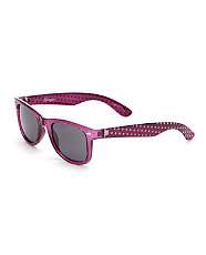 Fuscia (Pink) MUK Georgia Polka Sunglasses  254208977  New Look