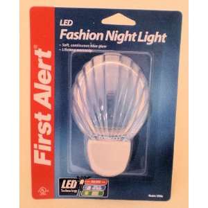  4 First Alert LED Sea Shell Night Light UL Listed