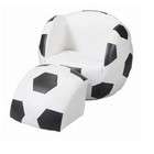   6720 Child&s Upholstered Soccer Sports Chair Chair With Ottoman