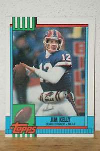 1990 Topps NFL Football Jim Kelly Card #207  