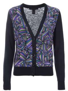 Marc By Marc Jacobs Multicoloured Patterned Cardigan   Babylon Bus 