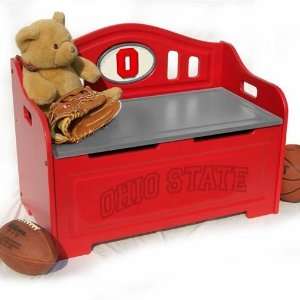 Ohio State Buckeyes Toy Box & Storage Bench  Sports 