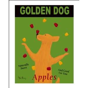  Golden Dog Fine Limited Edition Print by Ken Bailey